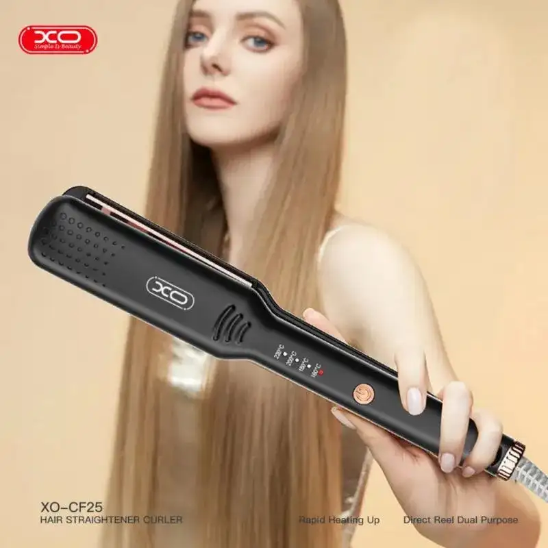 XO CF25 Hair Straightener with Rapid Heating XO CF25 Hair Straightener and Curler