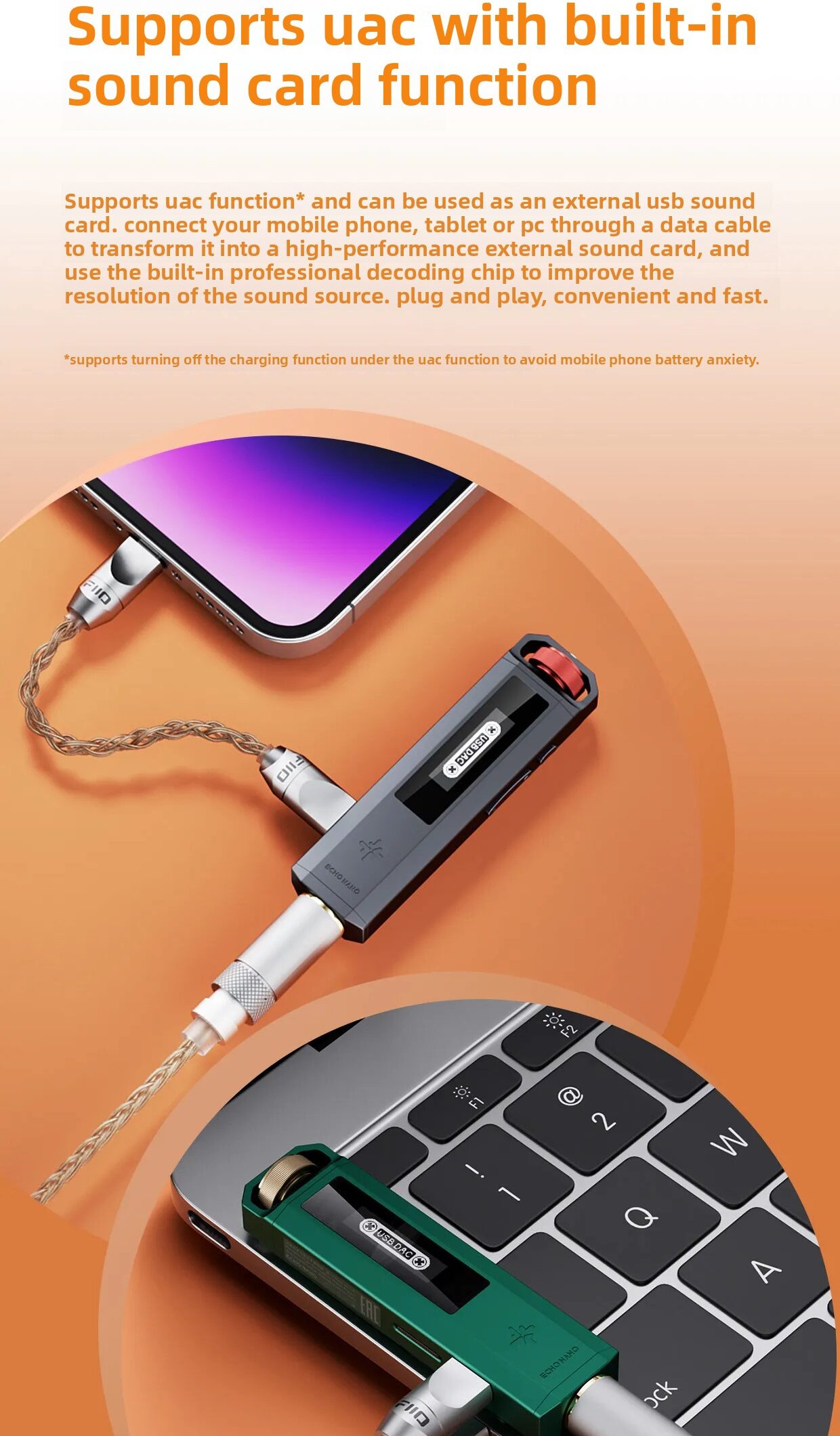 SNOWSKY ECHO Nano – USB DAC Connection SNOWSKY ECHO Nano – USB DAC Connection