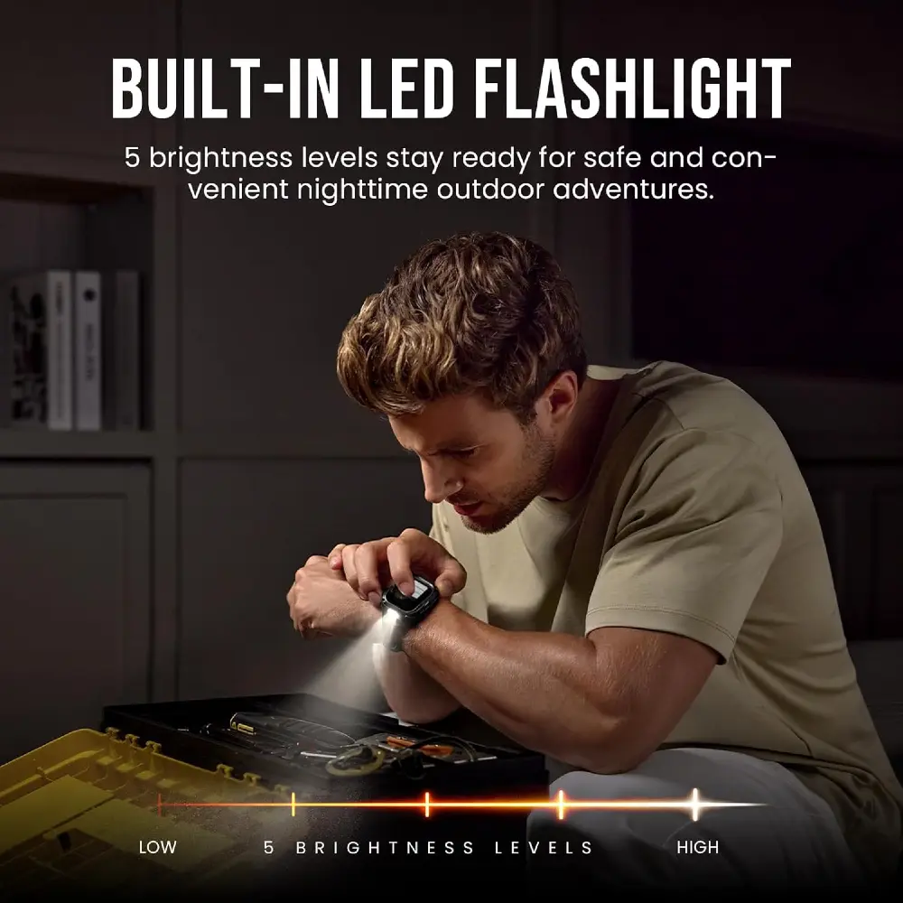 KOSPET PULSE 2 Rugged Smartwatch KOSPET PULSE 2 IN-BUILT LED FLASHLIGHT