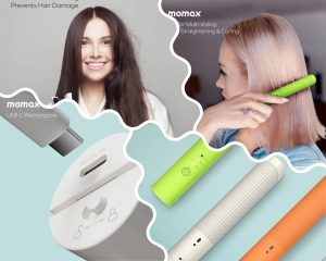 MOMAX Mini Hair Straightener shown on a plain background
