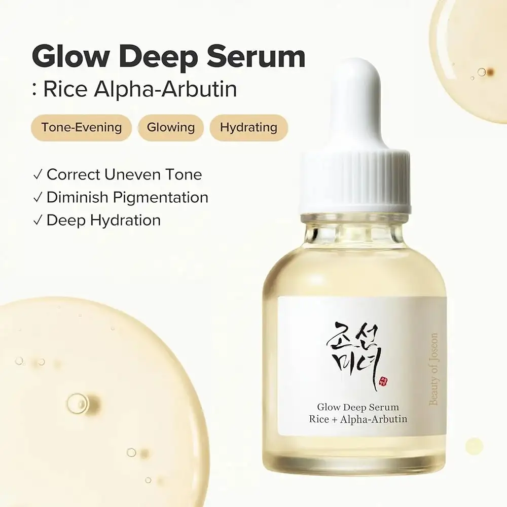 Rice and Alpha-Arbutin Brightening Formula Beauty of Joseon serum with rice and alpha-arbutin