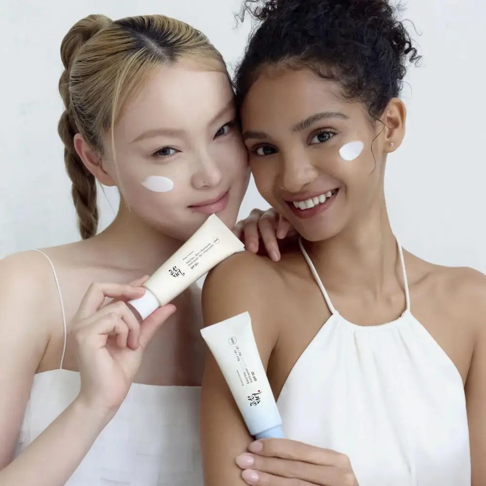 Beauty of Joseon Original and Aqua-Fresh sunscreen textures