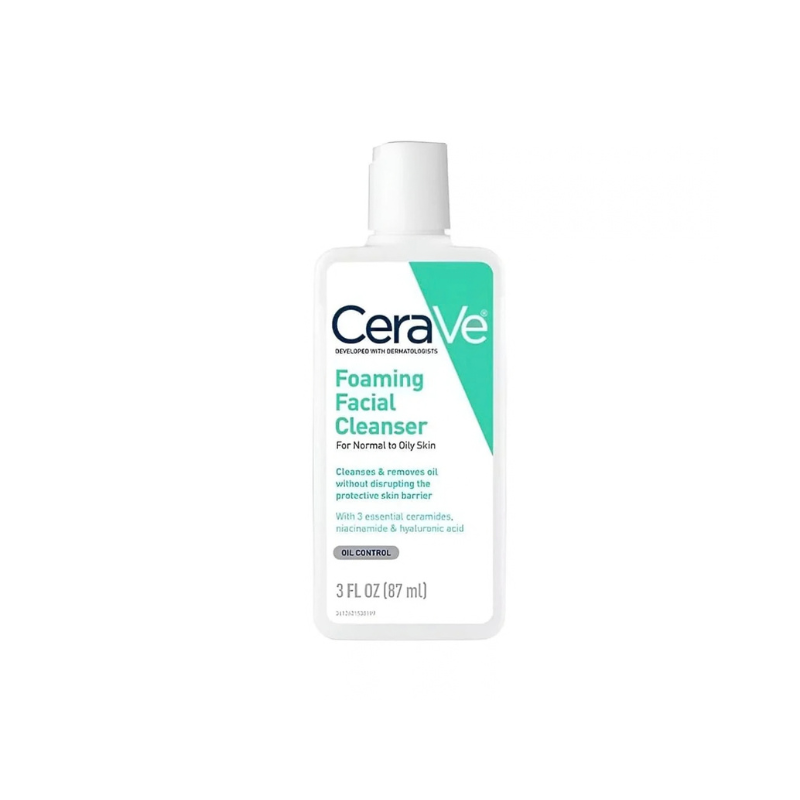 CeraVe Foaming Facial Cleanser 87ml CeraVe Foaming Cleanser 87ml for normal to oily skin