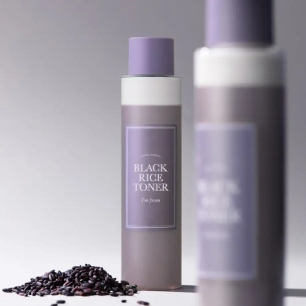 I’m From Black Rice Toner Back Label I’m From Black Rice Toner 30ml ingredient and direction label
