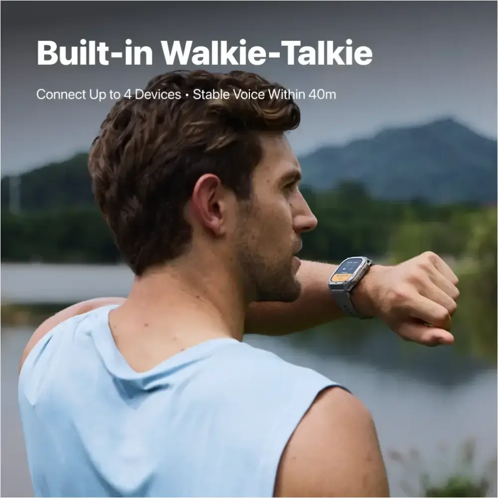 KOSPET PULSE 2 Built-in Walkie-Talkie KOSPET PULSE 2 Smartwatch Walkie-Talkie Feature
