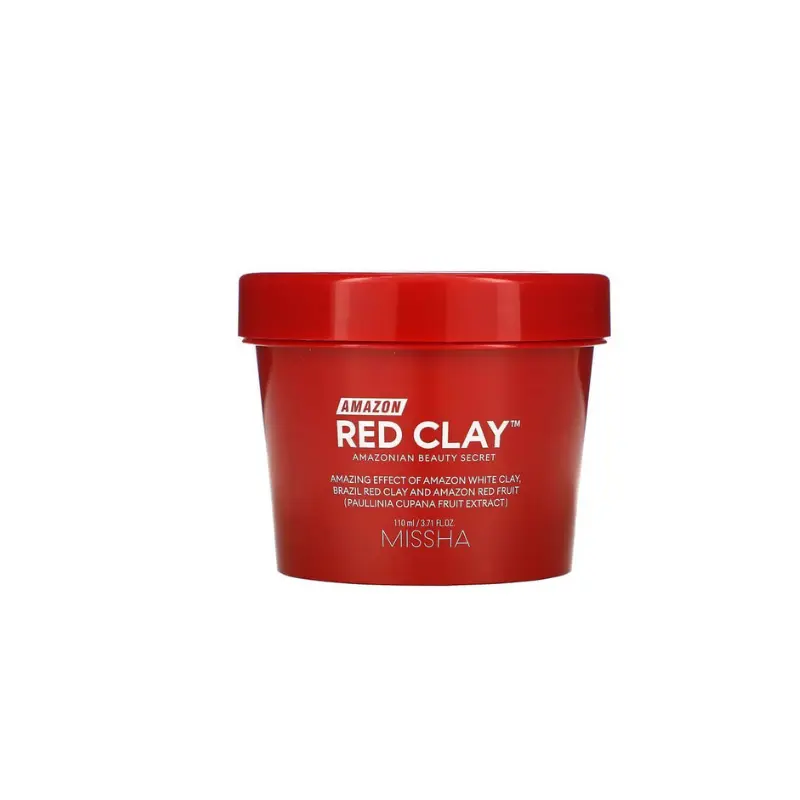 missha-amazon-red-clay-pore-mask-110ml (1) MISSHA Amazon Red Clay Pore Mask 110ml packaging