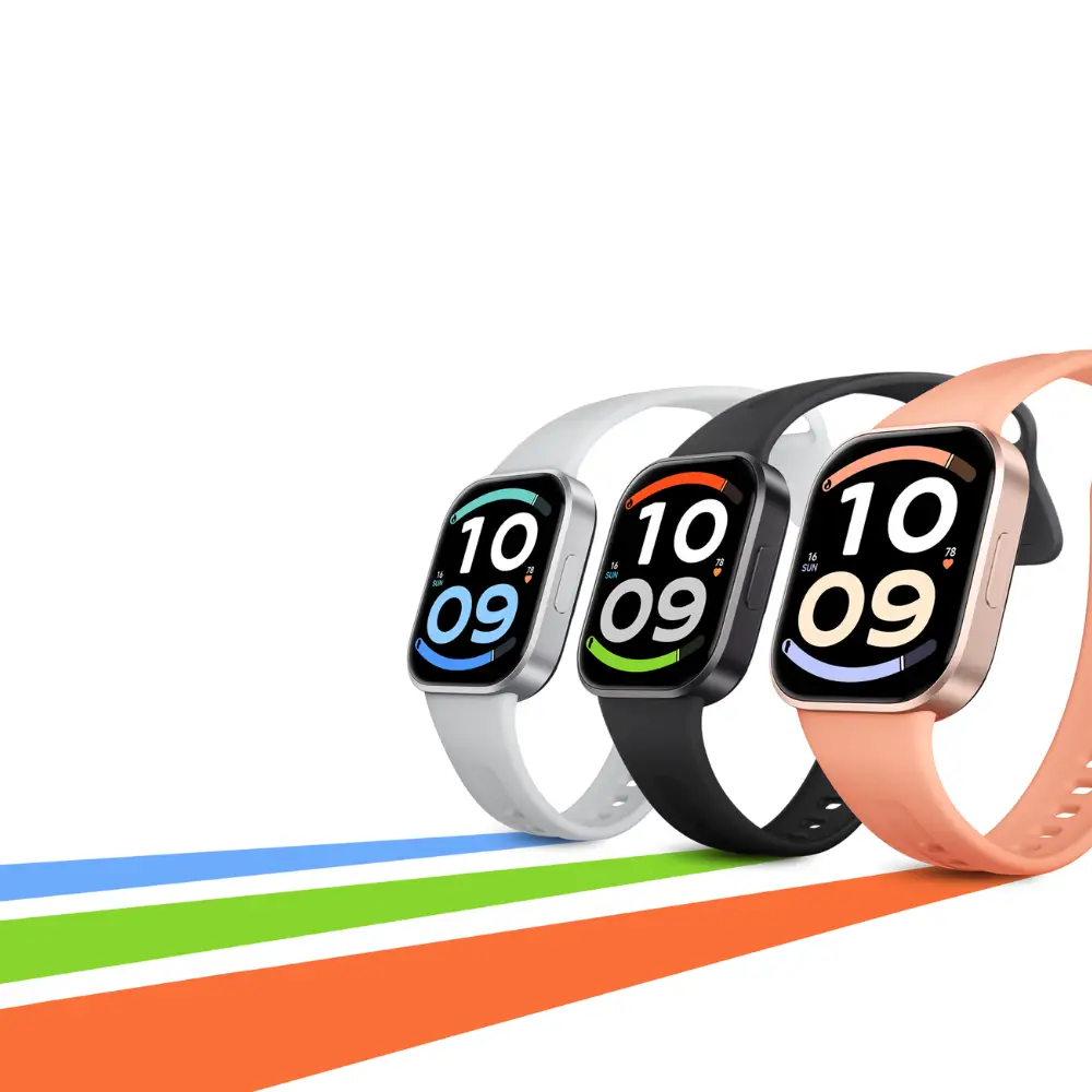 Xiaomi Redmi Watch 6 Active in Black Silver and Pink Colours