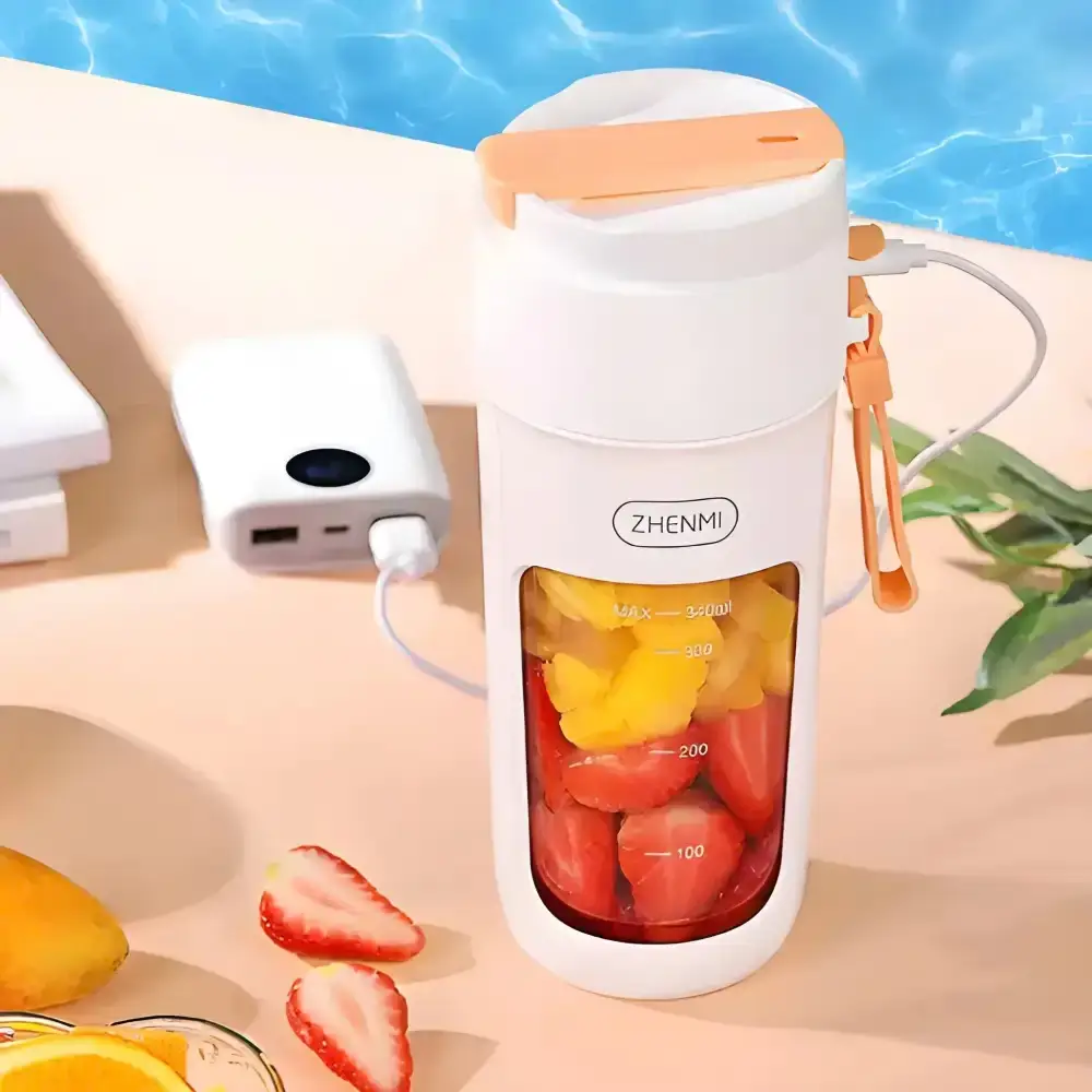 ZhenMi ZMGZ-J5 USB Rechargeable Juicer Blender ZhenMi ZMGZ-J5 340ml Portable Juicer Blender with USB Charging