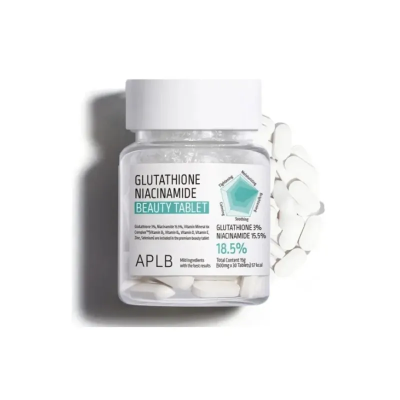 APLB Glutathione Niacinamide Beauty Tablet APLB Glutathione Niacinamide Beauty Tablet front packaging, 30 tablets