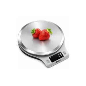 EK813 Kitchen Scale showing its weighing platform and digital display