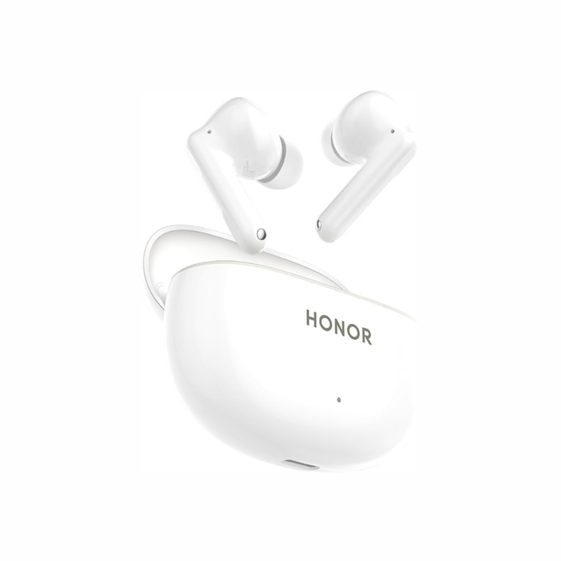 HONOR Earbuds X10 Lite – White Earbuds and Charging Case White HONOR Earbuds X10 Lite true wireless earbuds with charging case