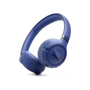 JBL Tune 680NC blue on-ear headphones with padded headband and ear cushions