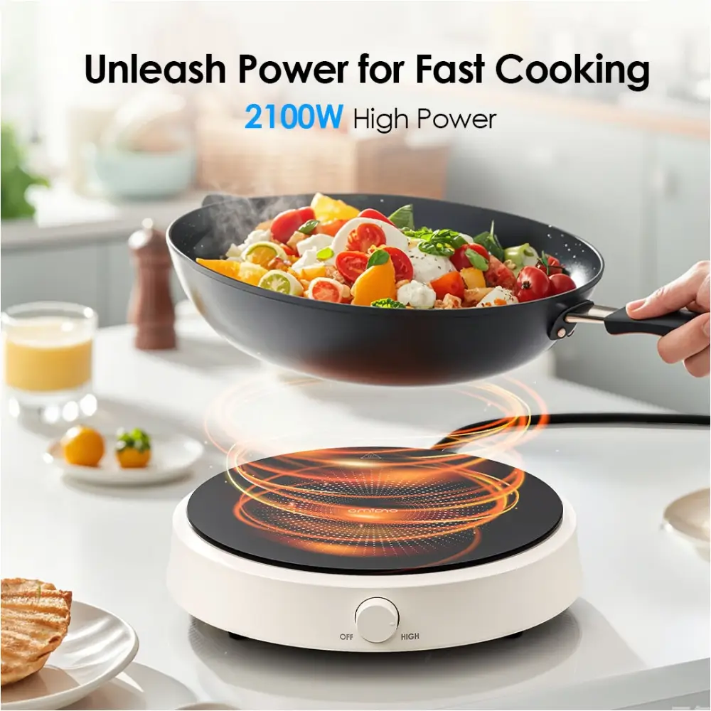 Heat adjustment control on the oraimo InstaCooker induction cooker