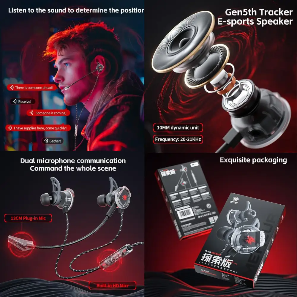 PLEXTONE RX3 Gen 2 Microphone Detail Microphone detail on PLEXTONE RX3 Gen 2 gaming earphones