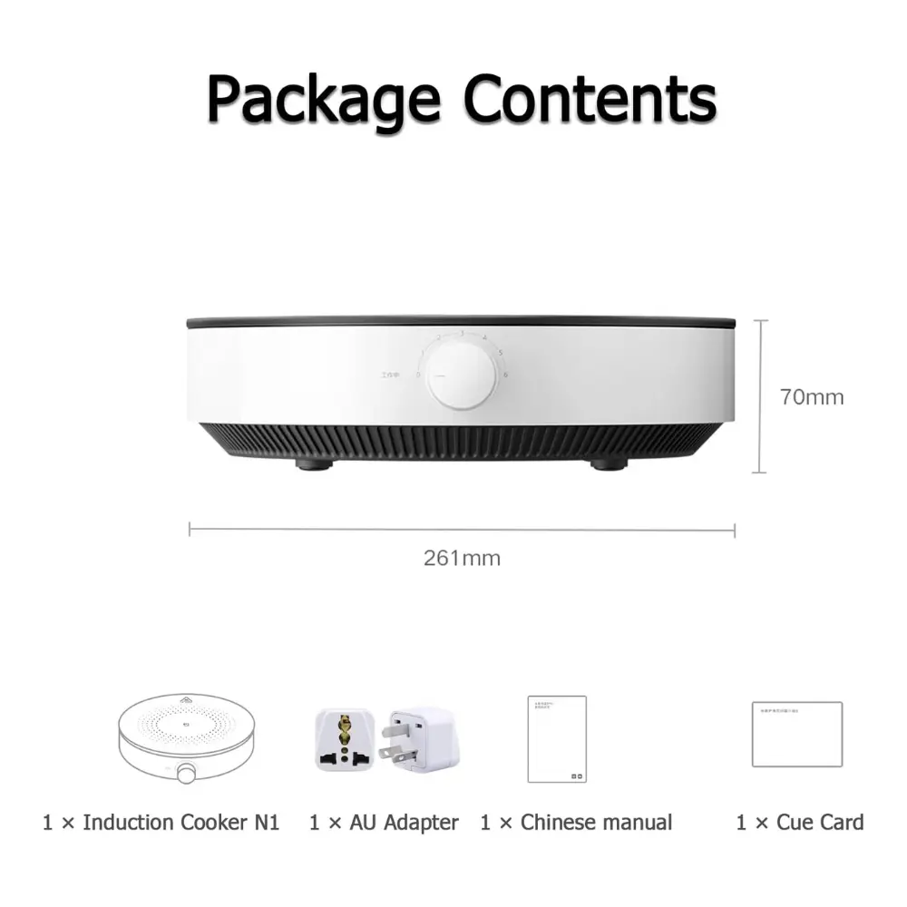 Xiaomi Mijia N1 Cooking Controls Close-up of the Xiaomi Mijia N1 induction cooker controls