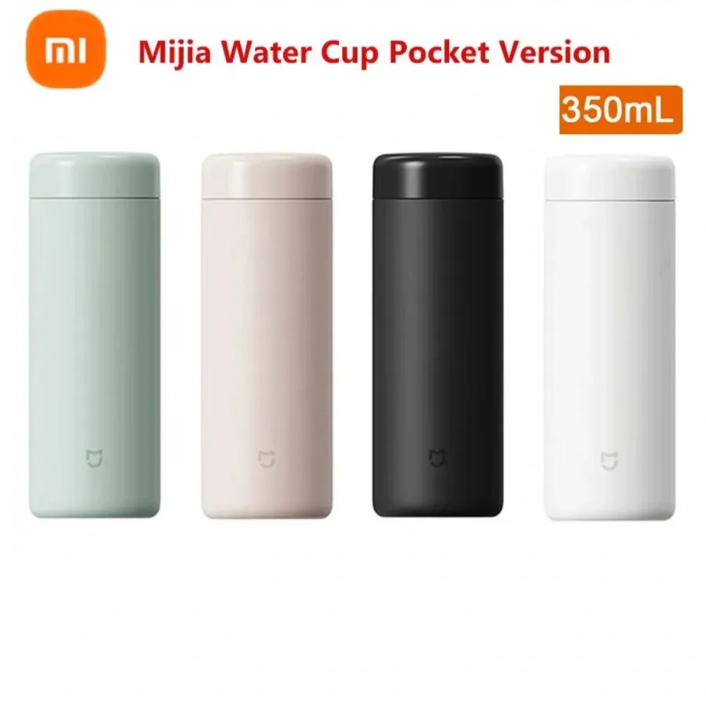 Xiaomi Mijia Pocket Thermal Cup 350ml Colours Xiaomi Mijia 350ml pocket thermal cups in mint green, beige, black and white