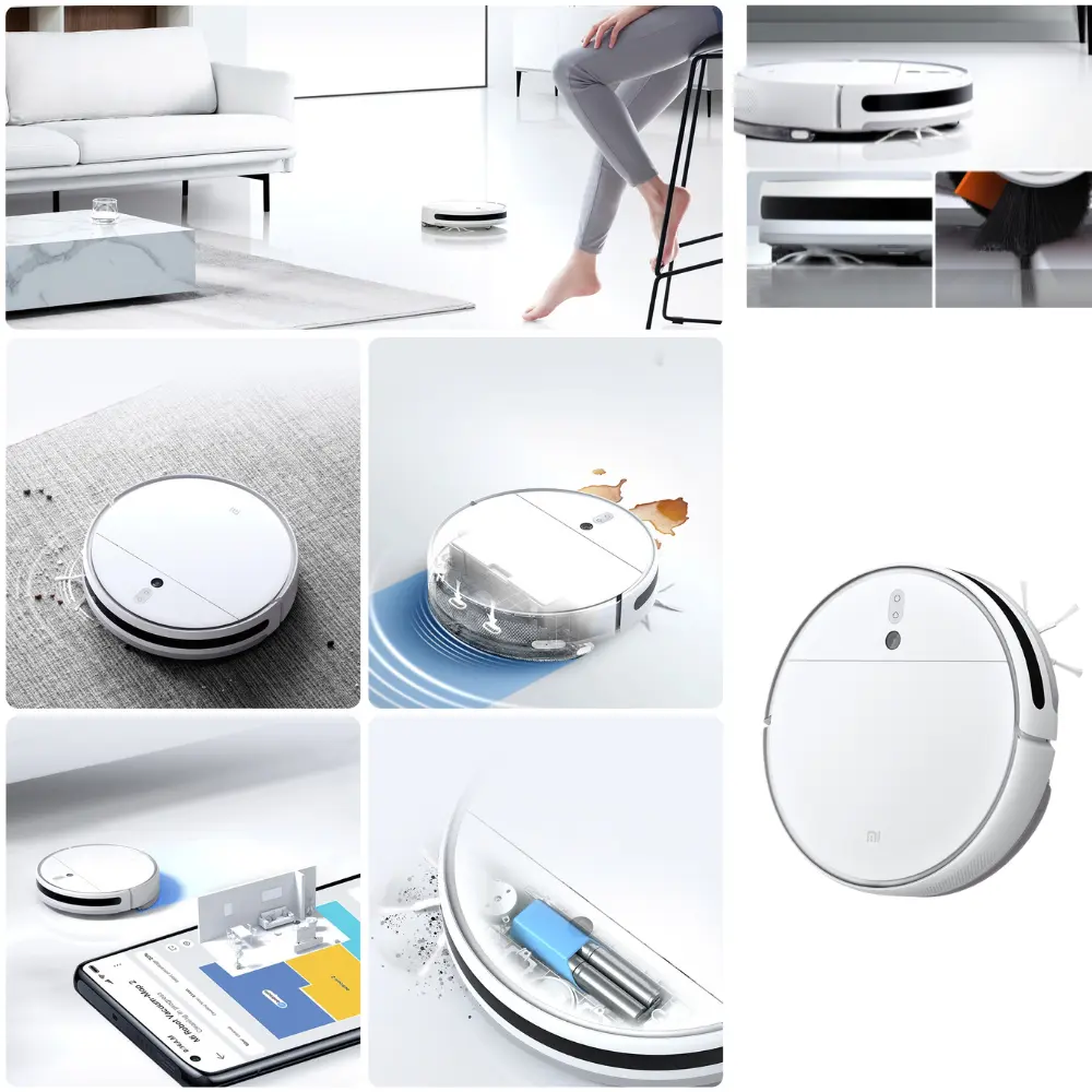 Xiaomi Mi Robot Vacuum-Mop Essential Mop Attachment Mop attachment on the Xiaomi Mi Robot Vacuum-Mop Essential